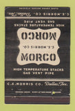 Matchbook Cover - Morco Gas Vent Pipe Dallas TX 40 Strike