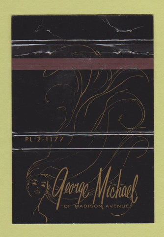 Matchbook Cover - George Michael New York City Salon WEAR 40 Strike