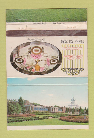 Matchbook Cover - The Manor West Orange NJ WORN 40 Strike