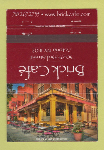 Matchbook Cover - Brick Cafe Astoria NY 40 Strike