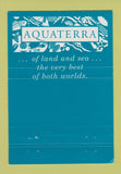 Matchbook Cover - Aquaterra Palm Beach FL 40 Strike