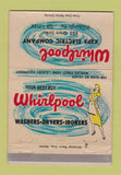 Matchbook Cover - Whirlpool Appliances Keps Pittsburgh PA WEAR 40 Strike