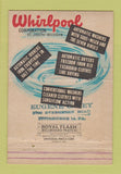Matchbook Cover - Whirlpool Appliances Keps Pittsburgh PA WEAR 40 Strike