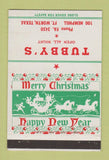 Matchbook Cover - Tubby's Fort Worth TX Christmas 40 Strike
