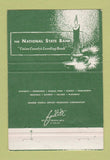 Matchbook Cover National State Bank Rahway Hillside Plainfield NJ WEAR 40 Strike