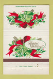 Matchbook Cover - JVVL Service Department Credit Union Christmas 40 Strike