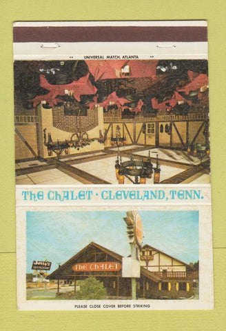 Matchbook Cover - The Chalet Cleveland TN #1 40 Strike