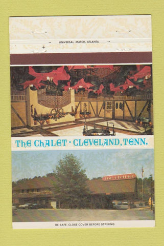 Matchbook Cover - The Chalet Cleveland TN #2 40 Strike