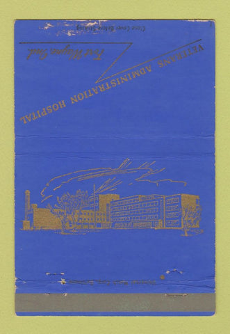 Matchbook Cover - Veterans Administration Hospital Fort Wayne IN WEAR 40 Strike