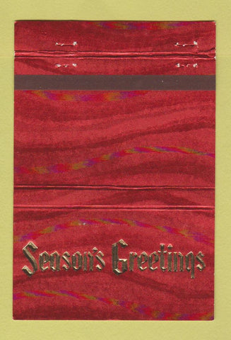 Matchbook Cover - The Green Shingle Christmas 40 Strike