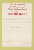 Matchbook Cover - The Green Shingle Christmas 40 Strike