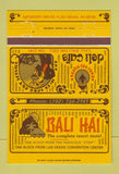 Matchbook Cover - Bali Hai Motel Las Vegas NV 40 Strike