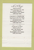 Matchbook Cover - La Plaza Restaurant Washington DC 40 Strike