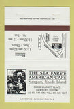 Matchbook Cover - Sea Fare's American Cafe Newport RI 40 Strike