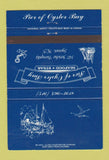 Matchbook Cover - Pier of Oyster Bay Seafood Steak Syosset NY 40 Strike