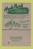 Matchbook Cover - Hyde Park Laundry Dry Cleaning Kansas City MO 40 Strike