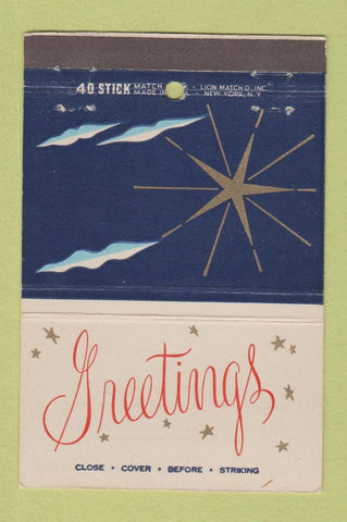 Matchbook Cover - Port Side Boston MA Christmas 40 Stick