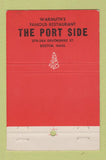 Matchbook Cover - Port Side Boston MA Christmas 40 Stick