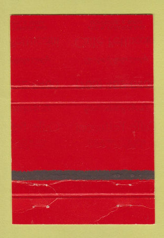 Matchbook Cover - Cafe Fettuccini Norridge IL MISPRINT 40 Strike