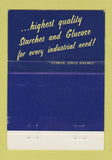 Matchbook Cover - St Lawrence Starch Company Port Credit ON 40 Strike