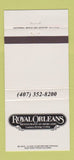 Matchbook Cover - Royal Orleans Restaurant  30 Strike