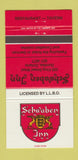 Matchbook Cover - Schwaben Inn Restaurant Tavern Dundas ON #2 30 Strike