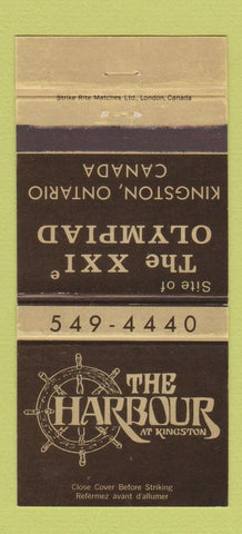 Matchbook Cover - The Harbour Kingston ON 30 Strike