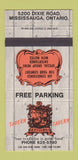 Matchbook Cover - Settler's Inn Tavern Mississauga ON 30 Strike