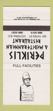 Matchbook Cover - Periklis Restaurant Victoria BC 30 Strike