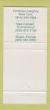 Matchbook Cover - Huckleberry's Restaurant Stuart FL New Canaan CT 30 Strike