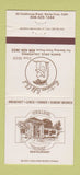 Matchbook Cover - Hollins House Restaurant Santa Cruz CA 30 Strike