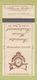 Matchbook Cover - Brewster House Restaurant Davis CA 30 Strike