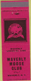 Matchbook Cover - Matchbook Cover Moose Lodge Waverly NY