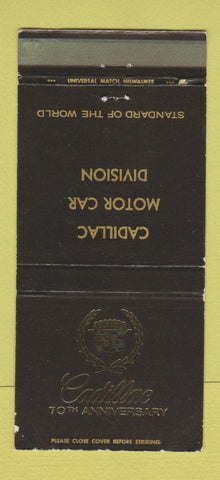 Matchbook Cover - Cadillac Motor Car Division 70th WEAR 30 Strike
