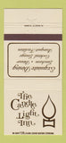 Matchbook Cover - Candle Light Inn Restaurant Bethlehem PA 30 Strike