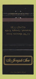 Matchbook Cover - St Joseph Inn Savannah GA 30 Strike