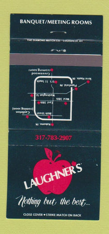 Matchbook Cover - Laughner's Kokomo Terre Haute Greenwood IN 30 Strike