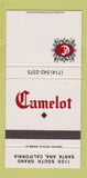 Matchbook Cover - Camelot Sana Ana CA 30 Strike
