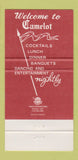 Matchbook Cover - Camelot Sana Ana CA 30 Strike