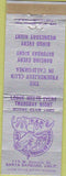 Matchbook Cover - Matchbook Cover Moose Lodge Santa Barbara CA