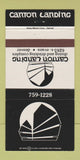 Matchbook Cover - Canton Landing Restaurant Denver Colorado 30 Strike