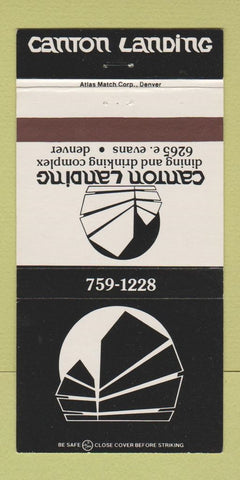 Matchbook Cover - Canton Landing Restaurant Denver Colorado 30 Strike