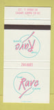 Matchbook Cover - The Rave Cafe Calgary AB 30 Strike
