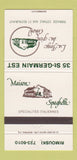 Matchbook Cover - La Forge du Pere Cimon Restaurant Rimouski QC 30 Strike