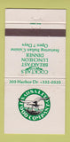Matchbook Cover - Sausalito Food Company CA WEAR 30 Strike