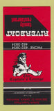 Matchbook Cover - Riverboat Captain's Lounge Selkirk MB 30 Strike