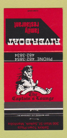 Matchbook Cover - Riverboat Captain's Lounge Selkirk MB 30 Strike