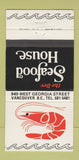 Matchbook Cover - Dev Seafood House Vancouver BC WEAR 30 Strike