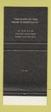 Matchbook Cover - The Glass Pavilion Toledo OH 30 Strike