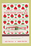 Matchbook Cover - First State Bank Poteet TX strawberry 40 Strike